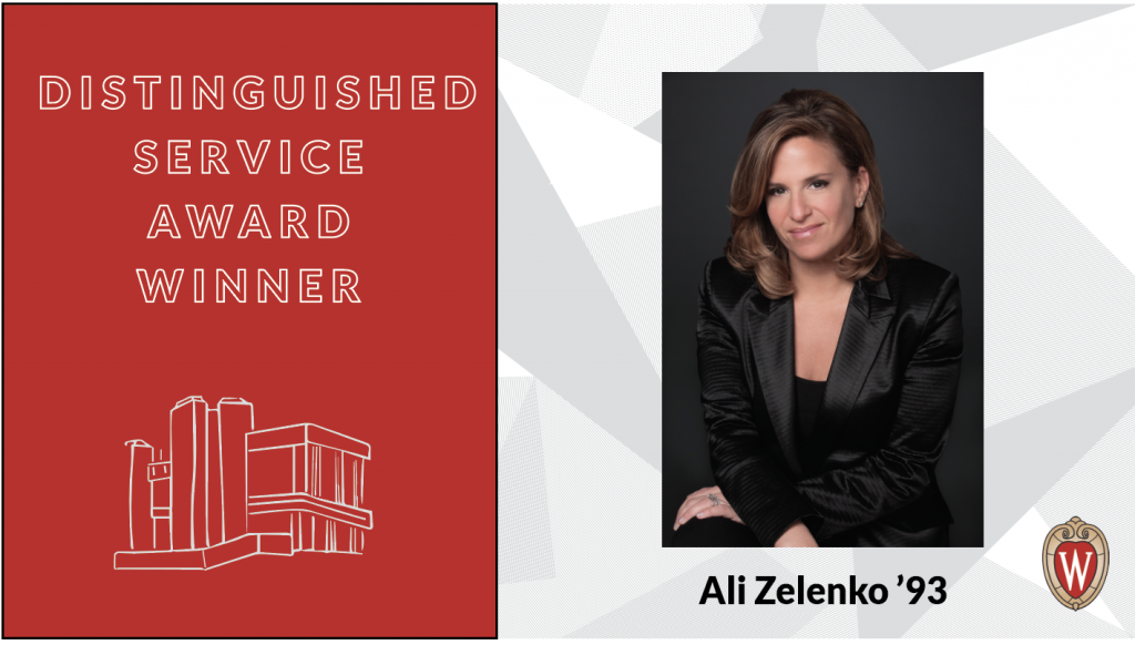 Distinguished Service Award winner Ali Zelenko