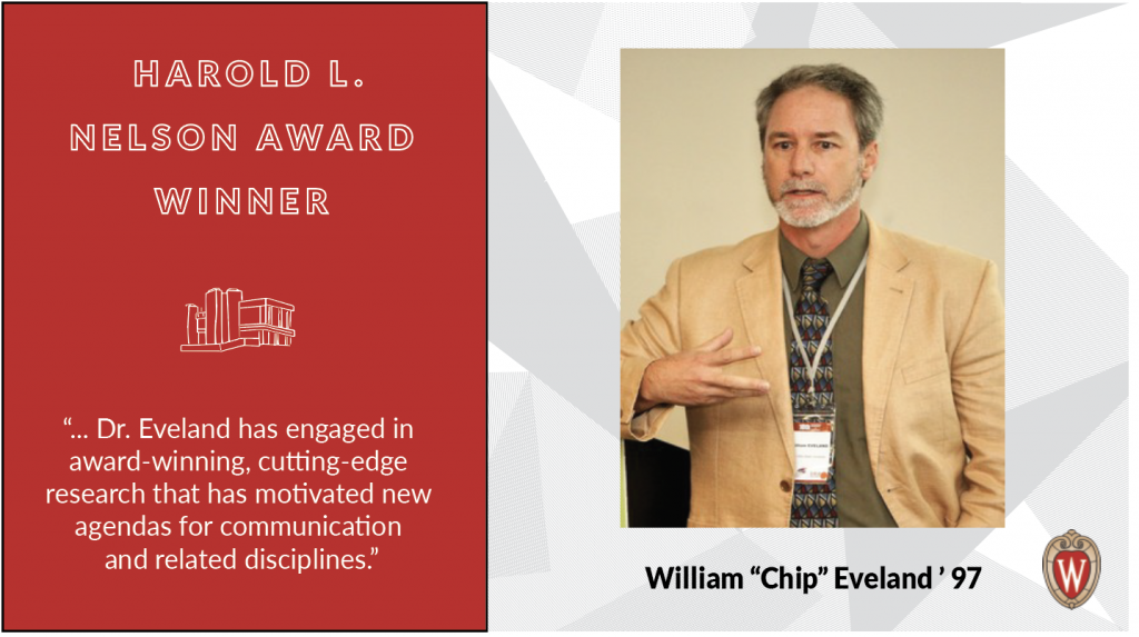 Harold L. Nelson award winner William "Chip" Eveland