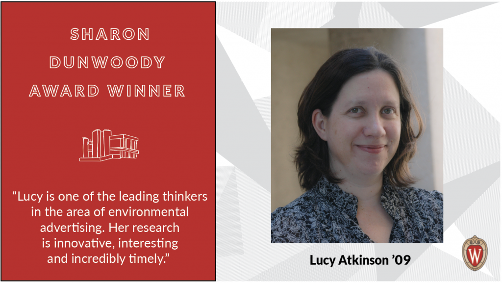 Sharon Dunwoody Award winner Lucy Atkinson