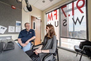 Dave Black, general manager at WSUM Radio