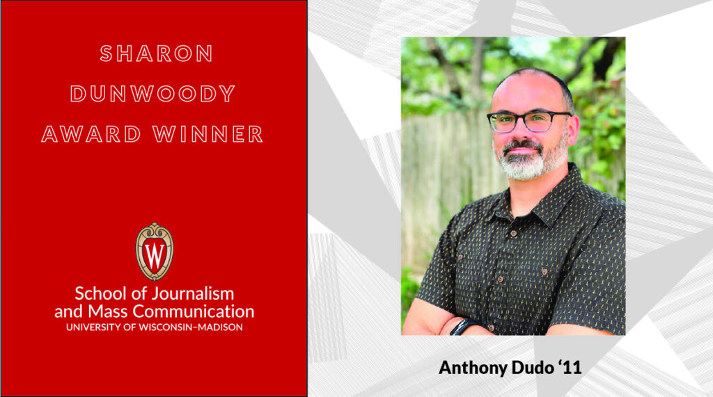 Sharon Dunwoody Award Winner Anthony Dudo