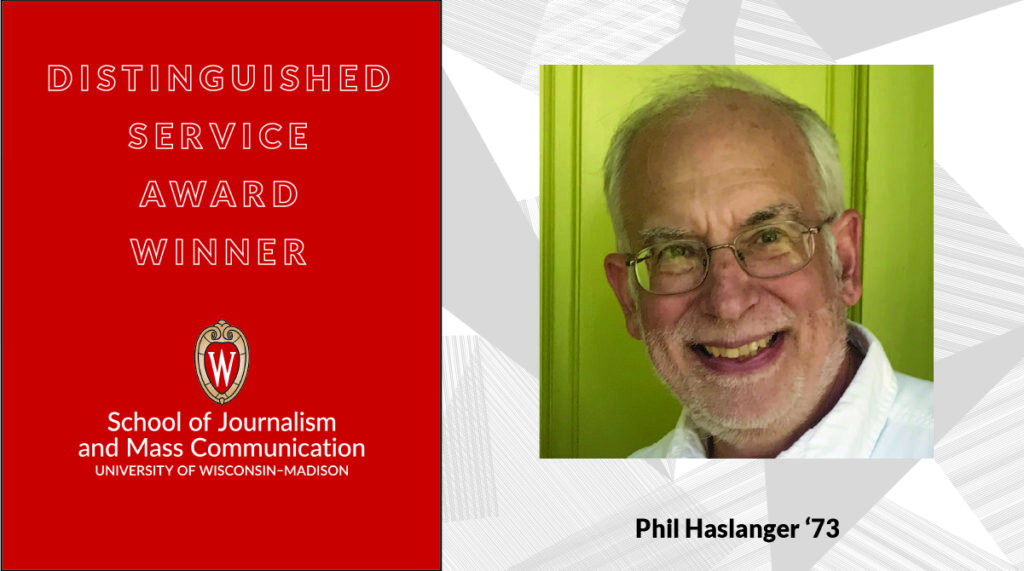 Distinguished Service Award Winner Phil Haslanger