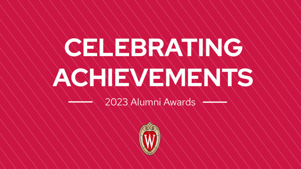 Celebrating Achievements, 2023 Alumni Awards graphic