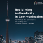 ICA Conference – Reclaiming Authenticity in Communication print program