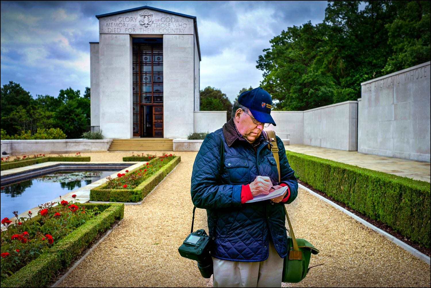 Steve Raymer on assignment for National Geographic