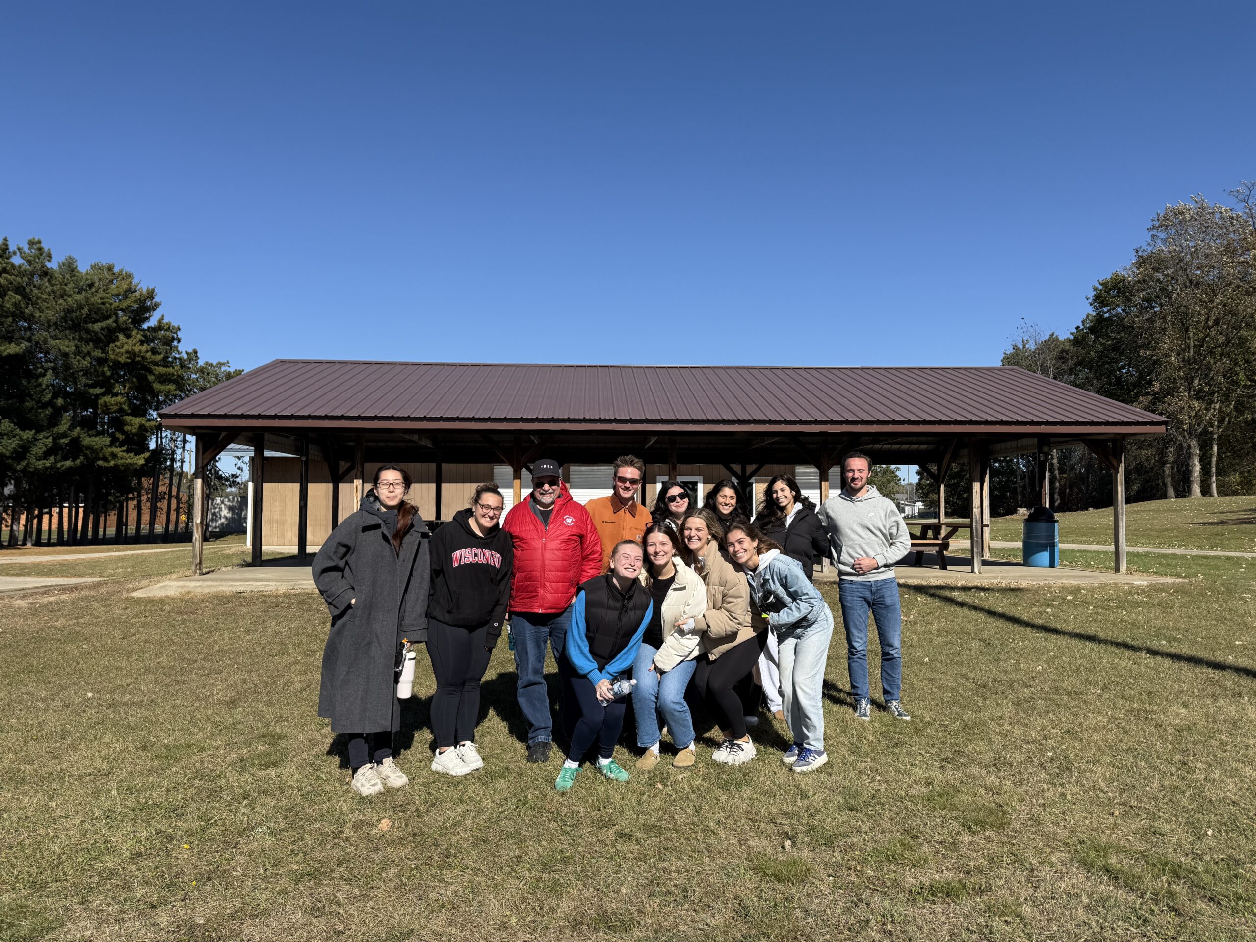 Students in Professor Doug McLeod's J445: Creative Campaign Messages course travled to the villages of Taylor, Melrose and DeForest, Wisconsin to create a messaging campaign to enhance civic pride and boost morale.